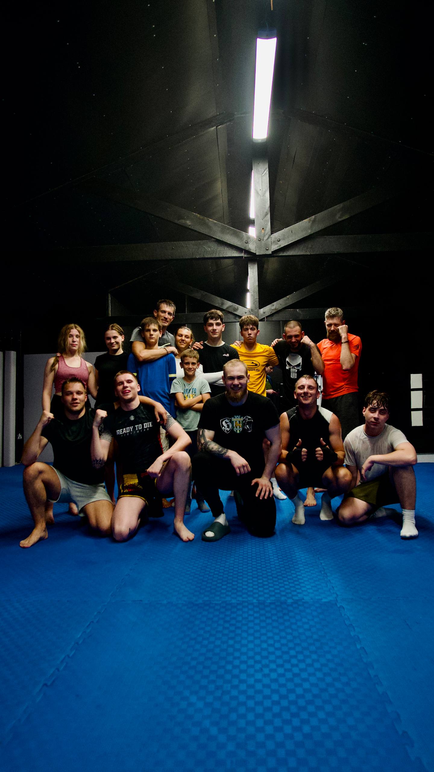 Team photo after a training session
